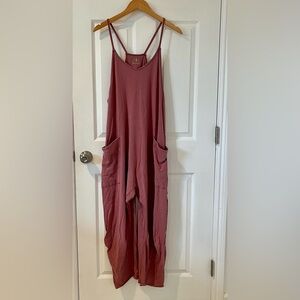 Free People Movement Hot Shot Onesie Jumpsuit with Pockets Sz M